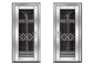 Αλουμίνιο / Ανοξείδωτο χάλυβα Κατοικίες Πόρτες Ισχυρή αντοχή στη διάβρωση προμηθευτής